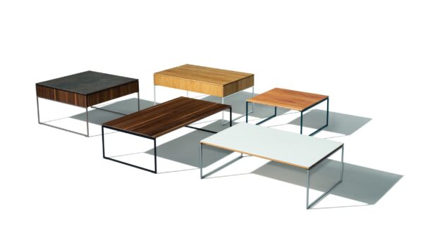 Eleganter Filigno Couchtisch aus Massivholz von Team 7, Design Dominik Tesseraux.