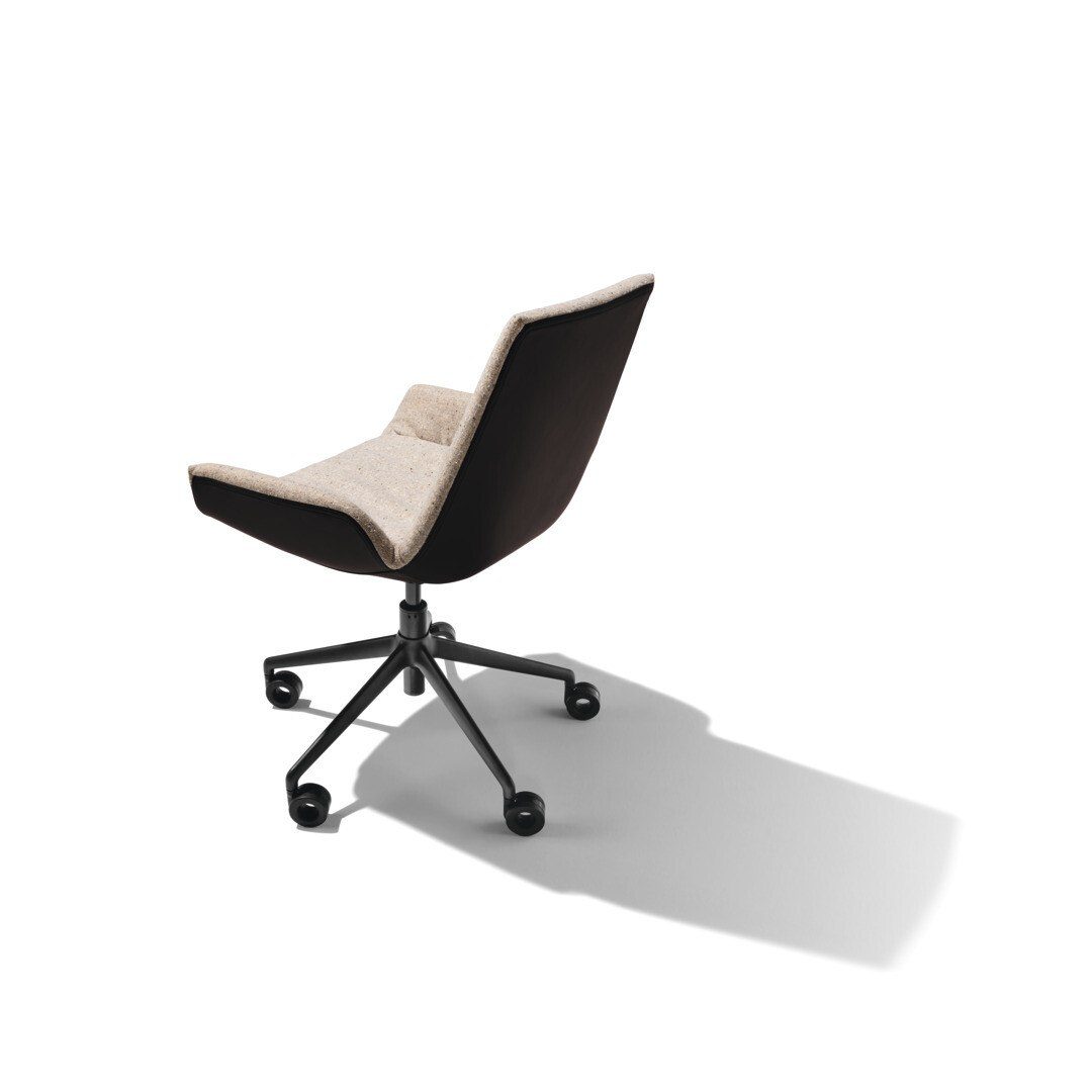 Ergonomischer LUI Bürostuhl aus Holz von Team 7, Design Jacob Strobel