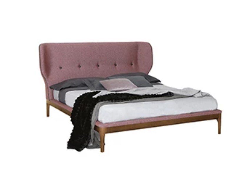 Modernes Polsterbett Ambra von Tonin Casa mit elegantem Kopfteil und zeitlosem Design.