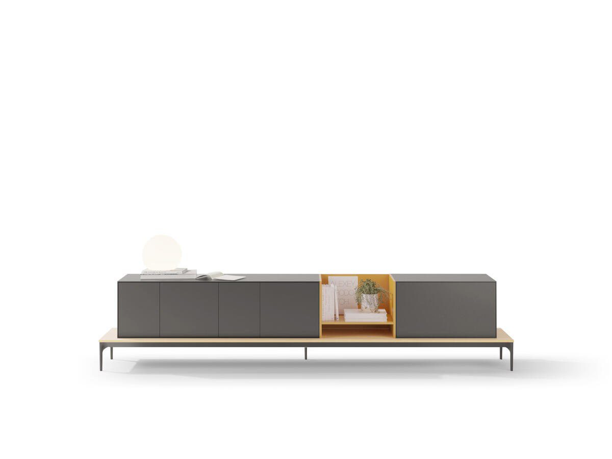 Moderne Kauki Kommode aus Holz mit sechs Schubladen von Treku.
