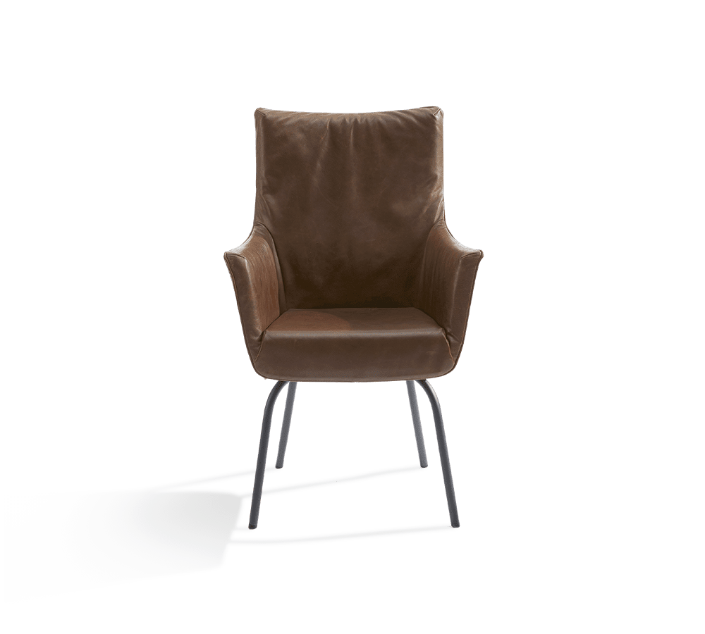 Van den Berg Chief 3 - Eleganter Designerstuhl mit charakteristischem Label.