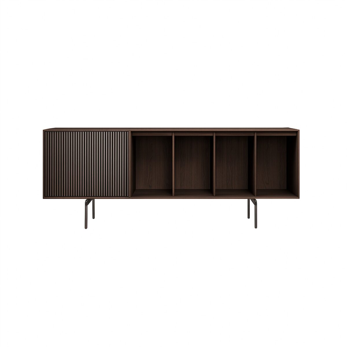 Moderner Vipp Chimney Hochschrank für stilvolle Küchenaufbewahrung mit minimalistischem Design.