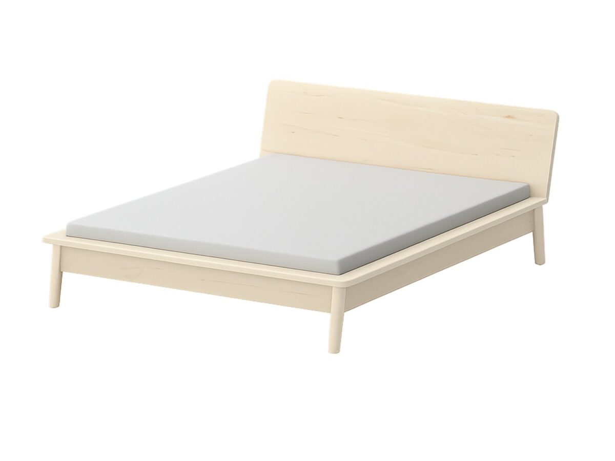 Modernes Aetas Bett von Vitamin Design aus massivem Holz für stilvolle Schlafzimmer.