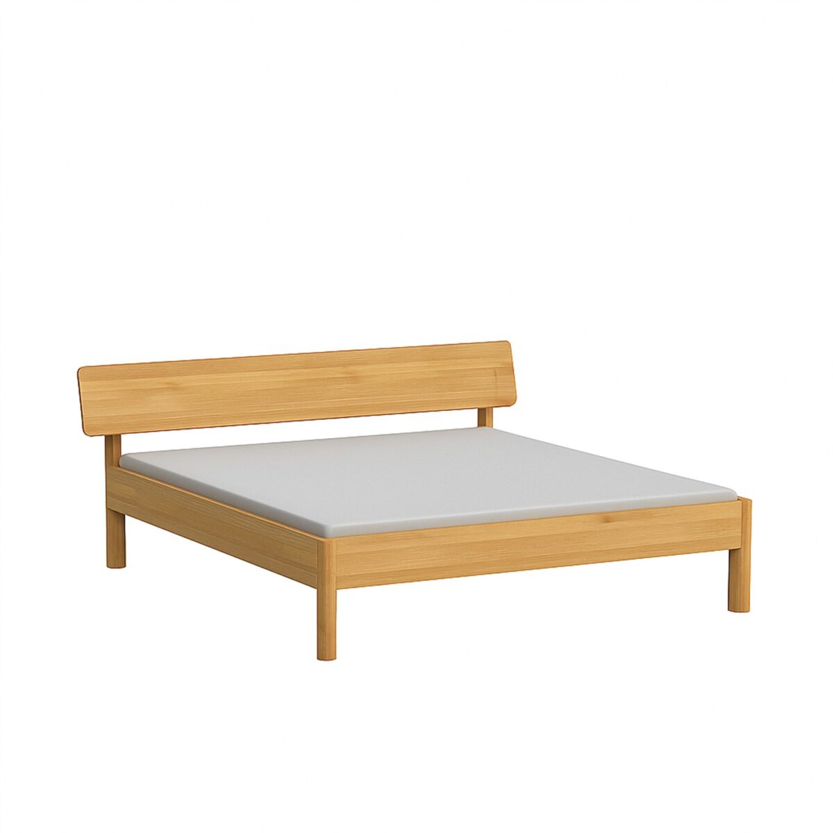 Modernes Polsterbett Quadra Soft mit weicher Polsterung von Vitamin Design.