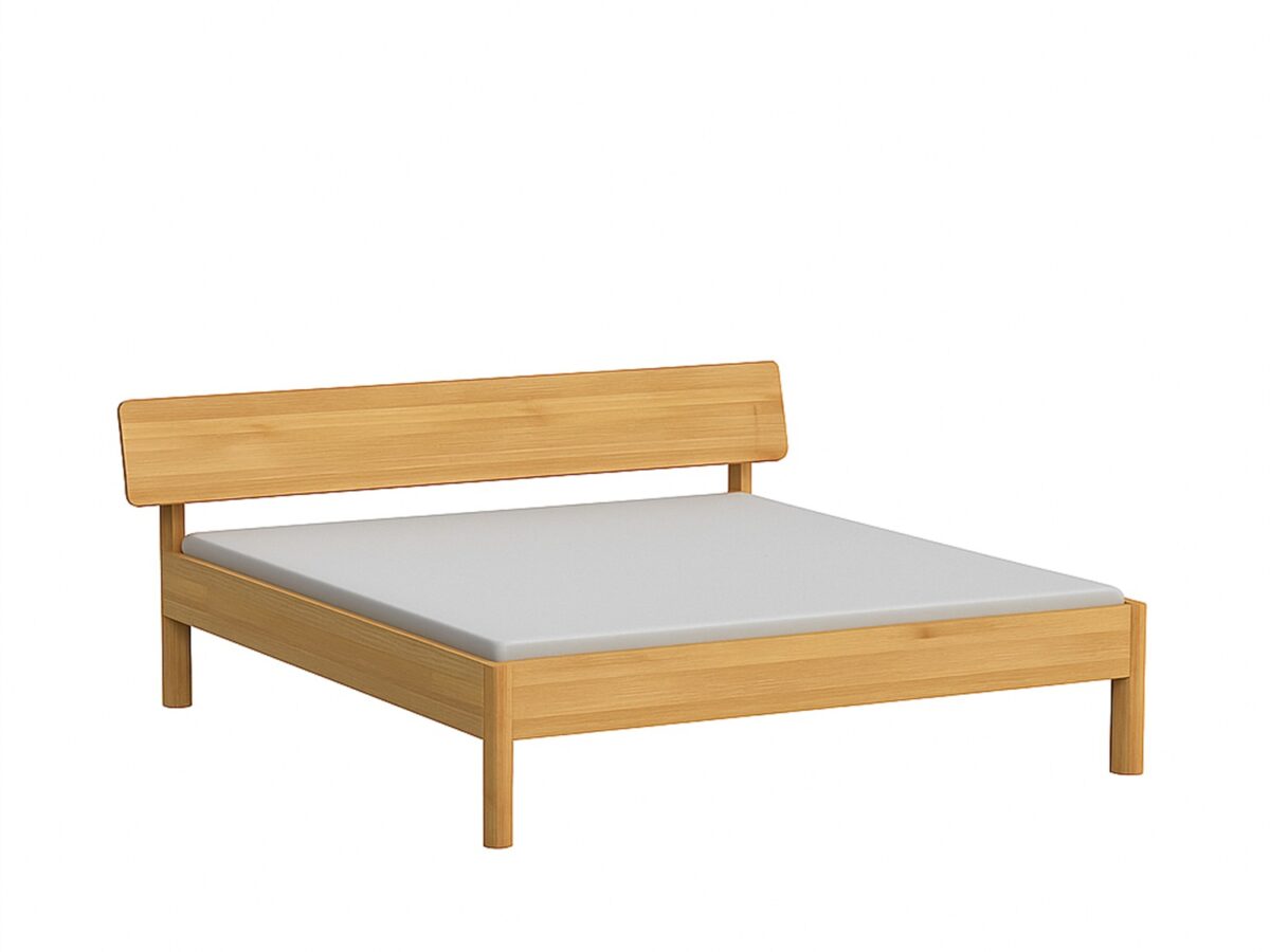 Modernes Polsterbett Quadra Soft mit weicher Polsterung von Vitamin Design.