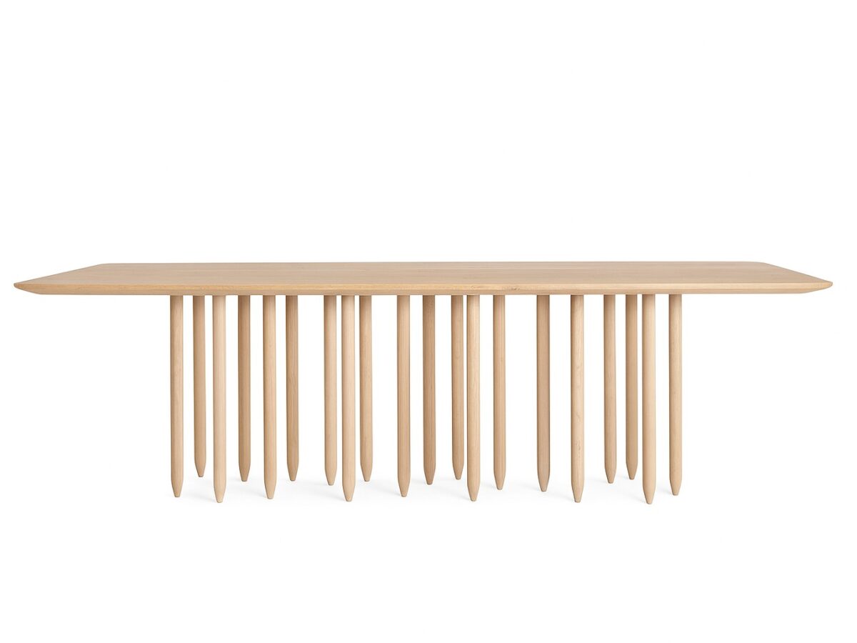 Moderner Designertisch Stylus 8 von Vitamin Design mit eleganter Formgebung.