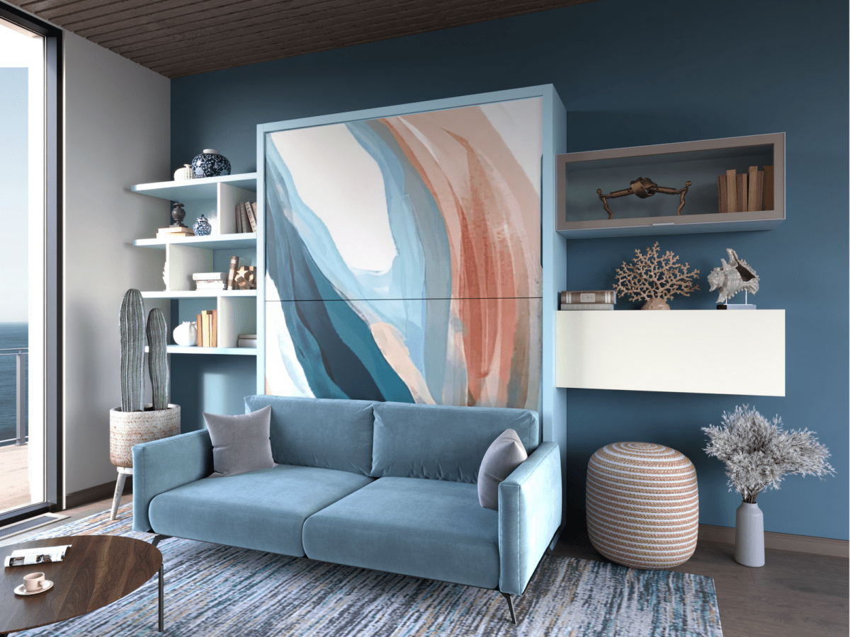 Wallbed Italia - Schrankwand / Schrankbett Beispiel 1