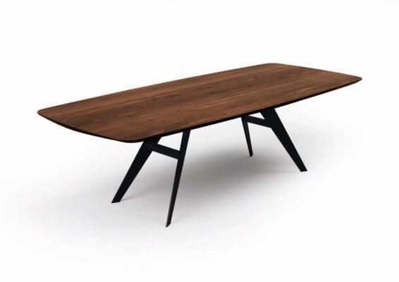 Eleganter Linea Esstisch aus Massivholz von Willisau mit modernem Design.