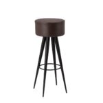 Moderner Zeus Noto Golia Barhocker in minimalistischem Design für stilvolle Küchen und Bars.