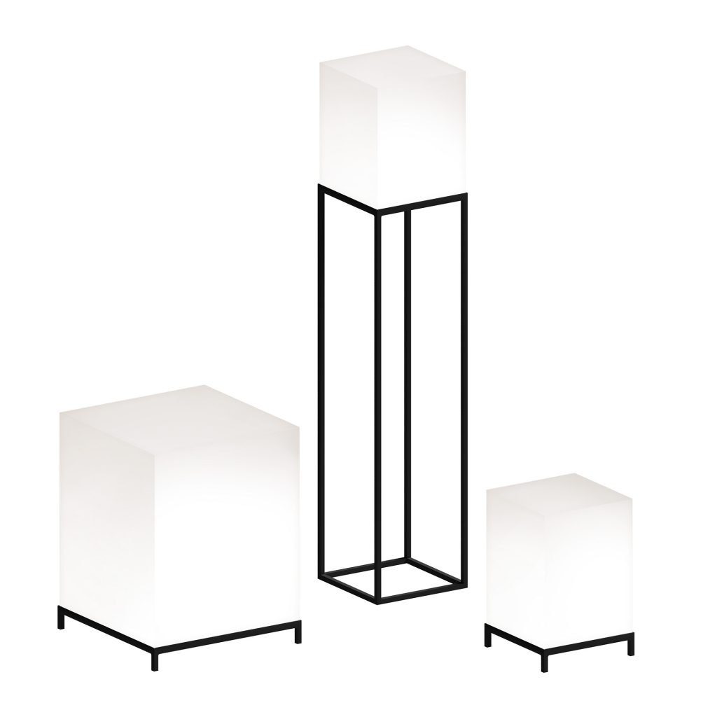 Moderne Starcube Designleuchten von Zeus Noto in minimalistischem Würfeldesign.