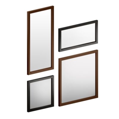 Zeus Noto Spiegel mit schmalem Rahmen in elegantem Design.