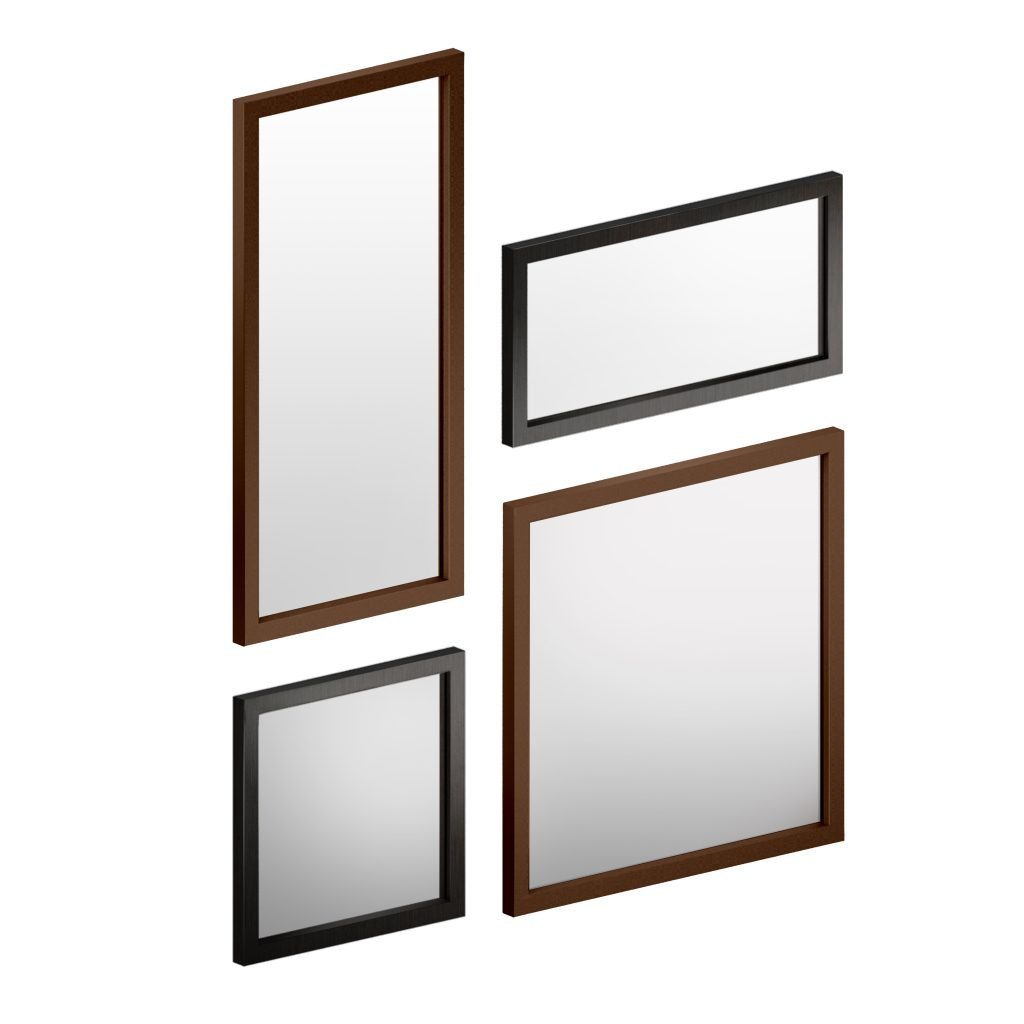 Zeus Noto Spiegel mit schmalem Rahmen in elegantem Design.