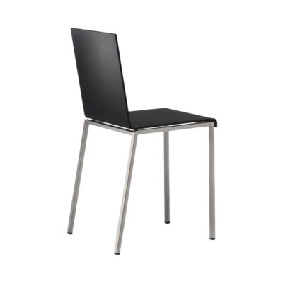 Weißer Zeus Noto Bianca Designstuhl mit minimalistischer Formgebung und zeitloser Eleganz.