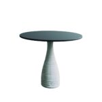 Moderner Zeus Noto Porcino Designtisch mit minimalistischer Ästhetik und hochwertiger Verarbeitung.