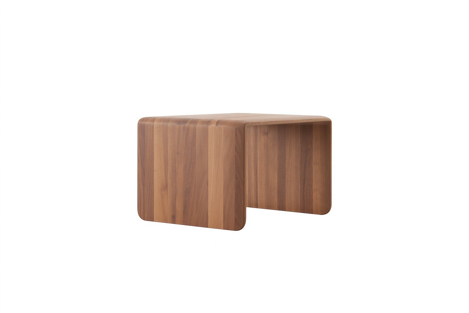 Moderner Cube Couchtisch aus Massivholz von Artisan in minimalistischem Design.