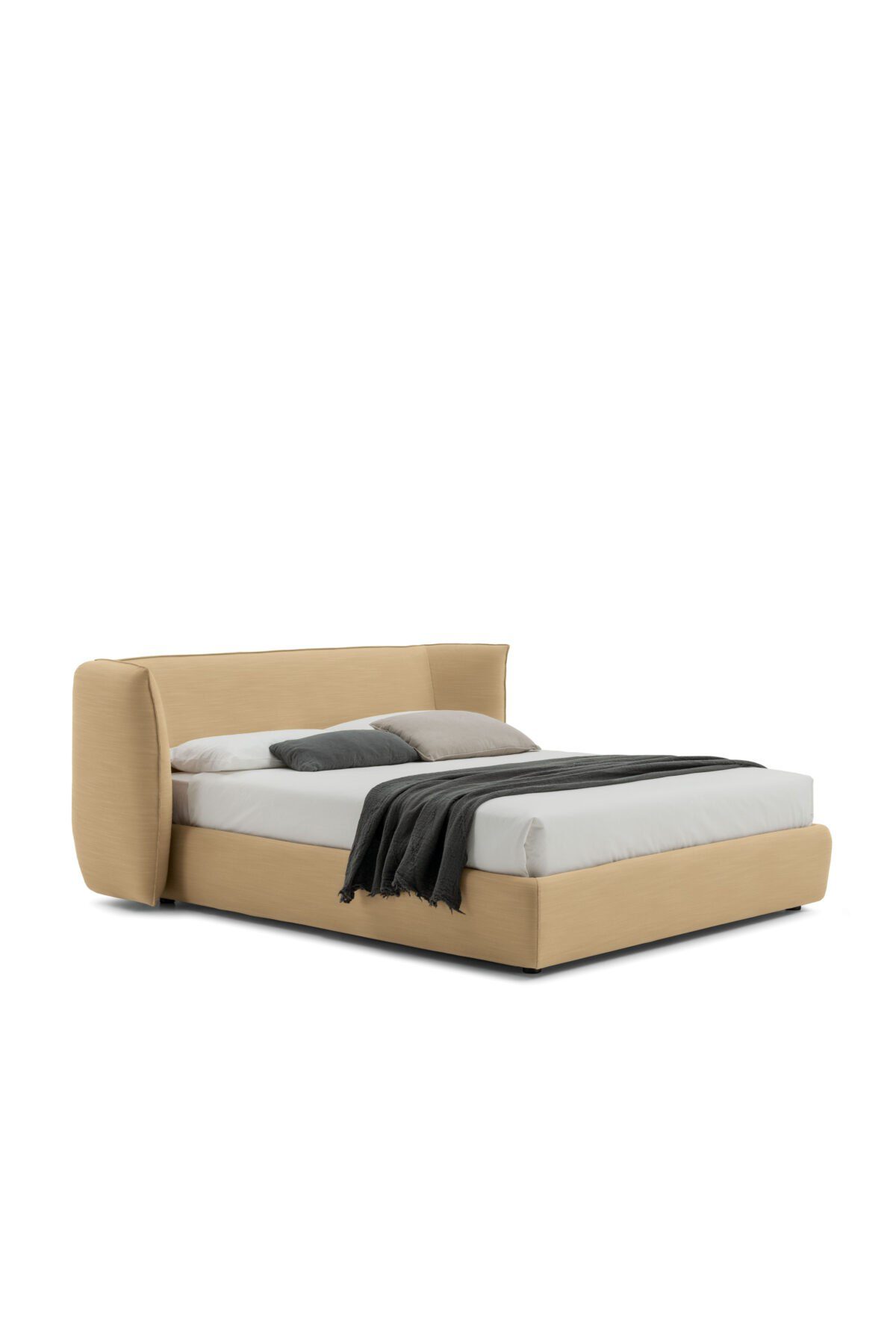 Modernes Bolzan Jill Bett mit elegantem Kopfteil für stilvolle Schlafzimmer.