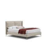 Modernes Bolzan Kate Polsterbett mit elegantem Kopfteil für stilvolle Schlafzimmer.
