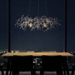 Designer-Pendelleuchte Little People 3 von Kenneth Cobonpue mit kunstvollem Geflechtdesign.