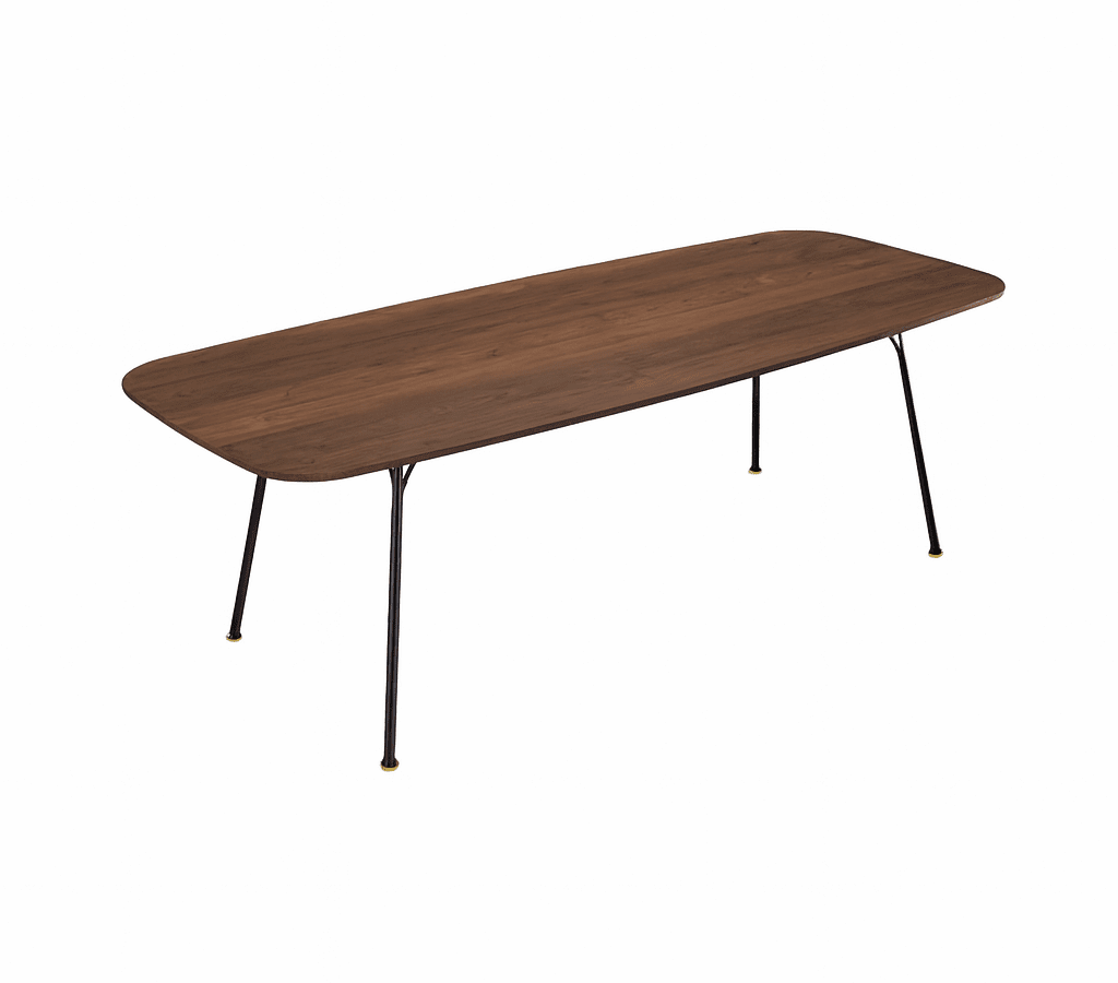 Moderner DK3 Corduroy Tisch aus nachhaltigem Holz für stilvolles Wohnen.