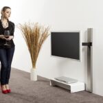 Elegante Wissmann TV-Wandhalterung Solution Art 128 für moderne Wohnräume mit Premium-Design.