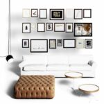 Eleganter De Padova Capitonné Pouff mit gesteppter Polsterung als stilvoller Sitzhocker.