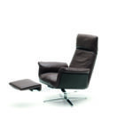 FSM Shelby 11 Relaxsessel in Premium-Leder mit verstellbarer Rückenlehne und ergonomischem Design.