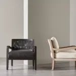 Eleganter Meridiani Forrest Soft Sessel mit weicher Polsterung für stilvolles Wohnen.