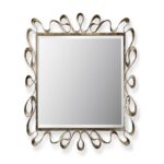 Eleganter Nastro Wandspiegel von Cantori mit rechteckigem Metallrahmen für moderne Wohnräume.