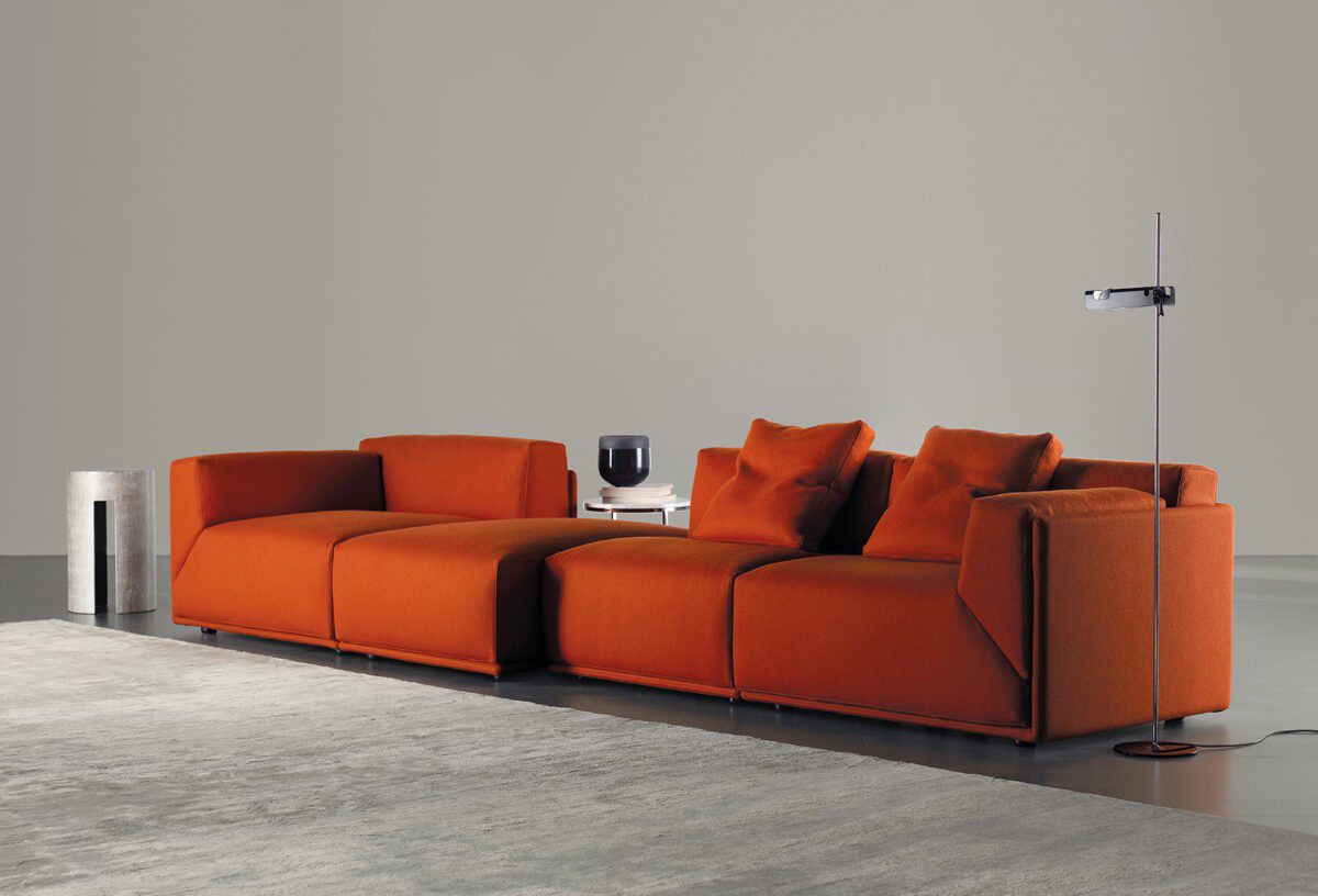 Elegantes Bacon Sofa von Meridiani mit modernem Design und hochwertiger Verarbeitung
