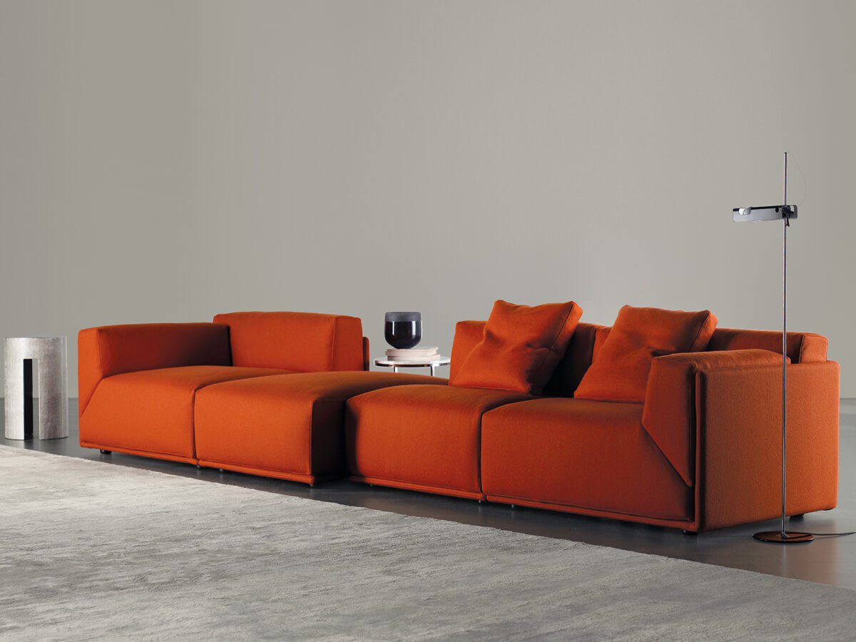 Elegantes Bacon Sofa von Meridiani mit modernem Design und hochwertiger Verarbeitung