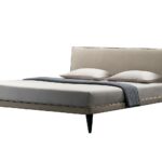 Modernes Polsterbett Megan von Bodema mit weichem Kopfteil für elegante Schlafräume.