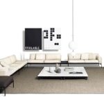 Elegantes Designer-Sofa Etiquette 7 von De Padova in zeitlosem Design.