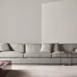 Elegantes Meridiani James 8 Designer-Sofa in zeitlosem Design für stilvolle Wohnräume.