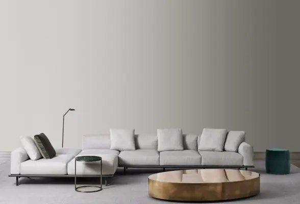Elegantes Meridiani Thimothy Sofa mit zeitlosem Design und hochwertiger Polsterung.