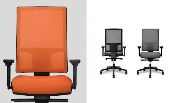 Ergonomischer Bürodrehstuhl Sitland Mesh Line 2 mit atmungsaktiver Netzrückenlehne für optimalen Sitzkomfort.