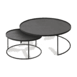 Elegante Ethnicraft Massivholz-Couchtische für stilvolle, moderne Wohnzimmer mit zeitlosem Design.