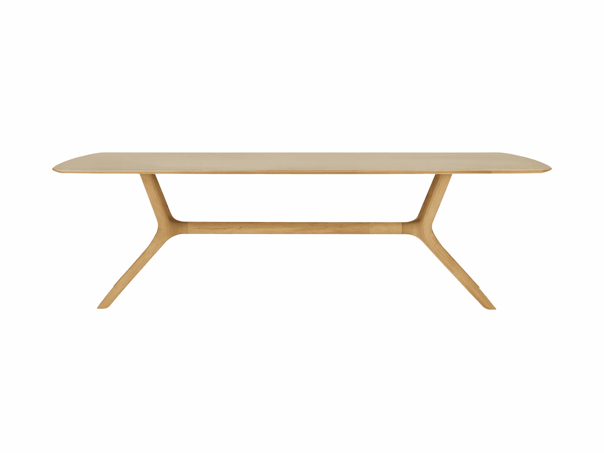 Ethnicraft Tisch X aus Massivholz - eleganter Esstisch für modernes Esszimmer-Design.