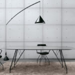 Ausziehbarer Designtisch Extendo T11 mit flexibler Tischplatte für modernes Wohnen.