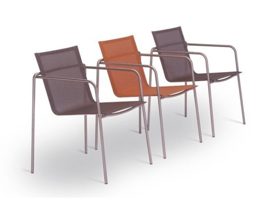 Fischer Möbel Taku Stuhl - Moderner Outdoor-Stuhl mit elegantem Design für Terrasse und Garten