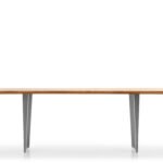 Eleganter Girsberger Onda 14 Designtisch mit geschwungener Form und hochwertiger Verarbeitung.