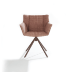 Hochwertiges Van den Berg Herstellerlabel am Holz-Kinderstuhl Gustav Jr. 3 angebracht.