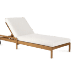 Hochwertige Teakholz-Gartenliege Jack von Ethnicraft für entspannte Stunden im Freien.