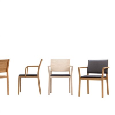 Moderner Bürostuhl ST4N von Hussl Design mit ergonomischer Sitzfläche und elegantem Gestell