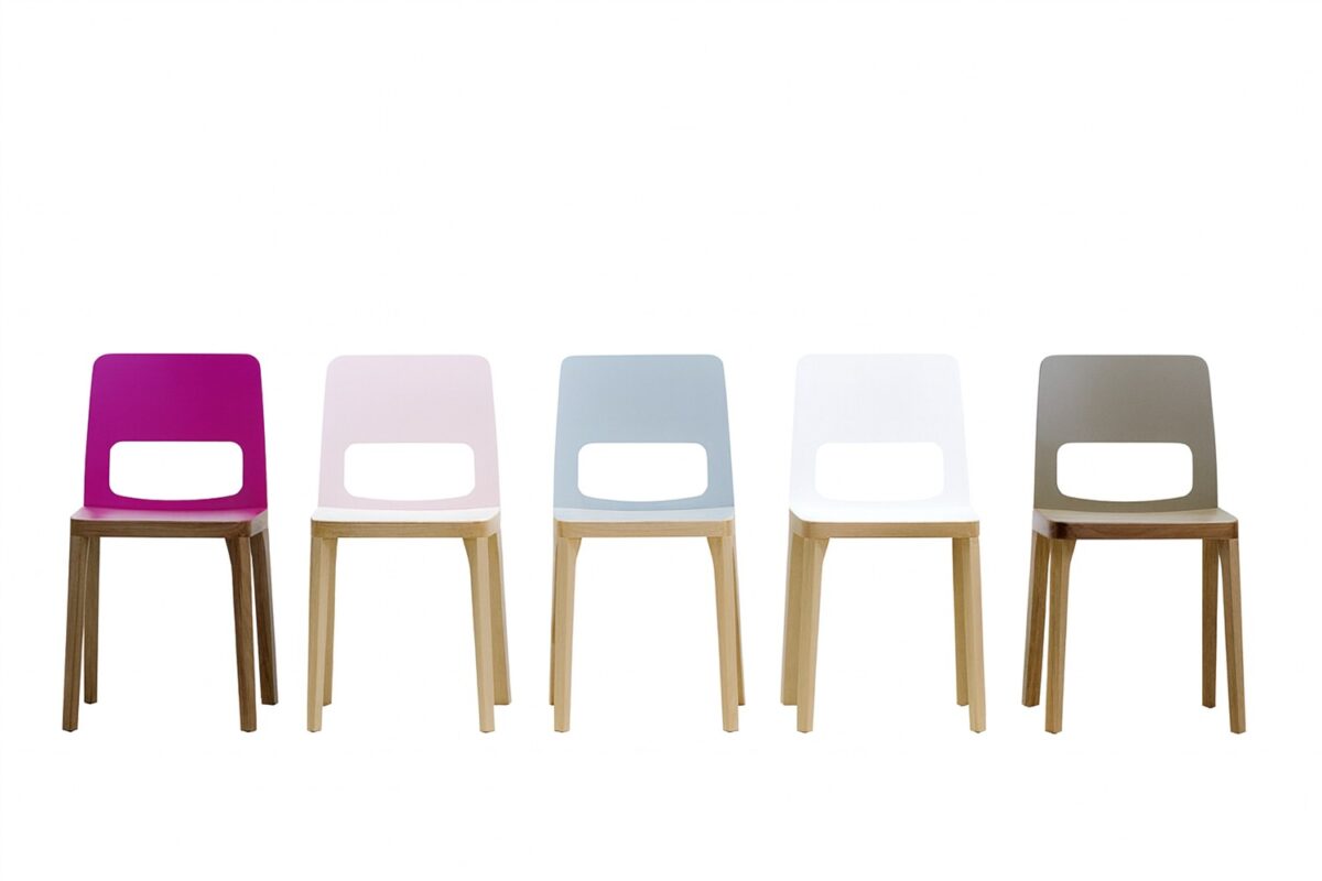 Moderner Hussl St6n Designstuhl in minimalistischem Stil für zeitgemäßes Wohnen