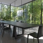 Innovativer Quadror 7 Tisch von Horm mit einzigartigem geometrischem Design.