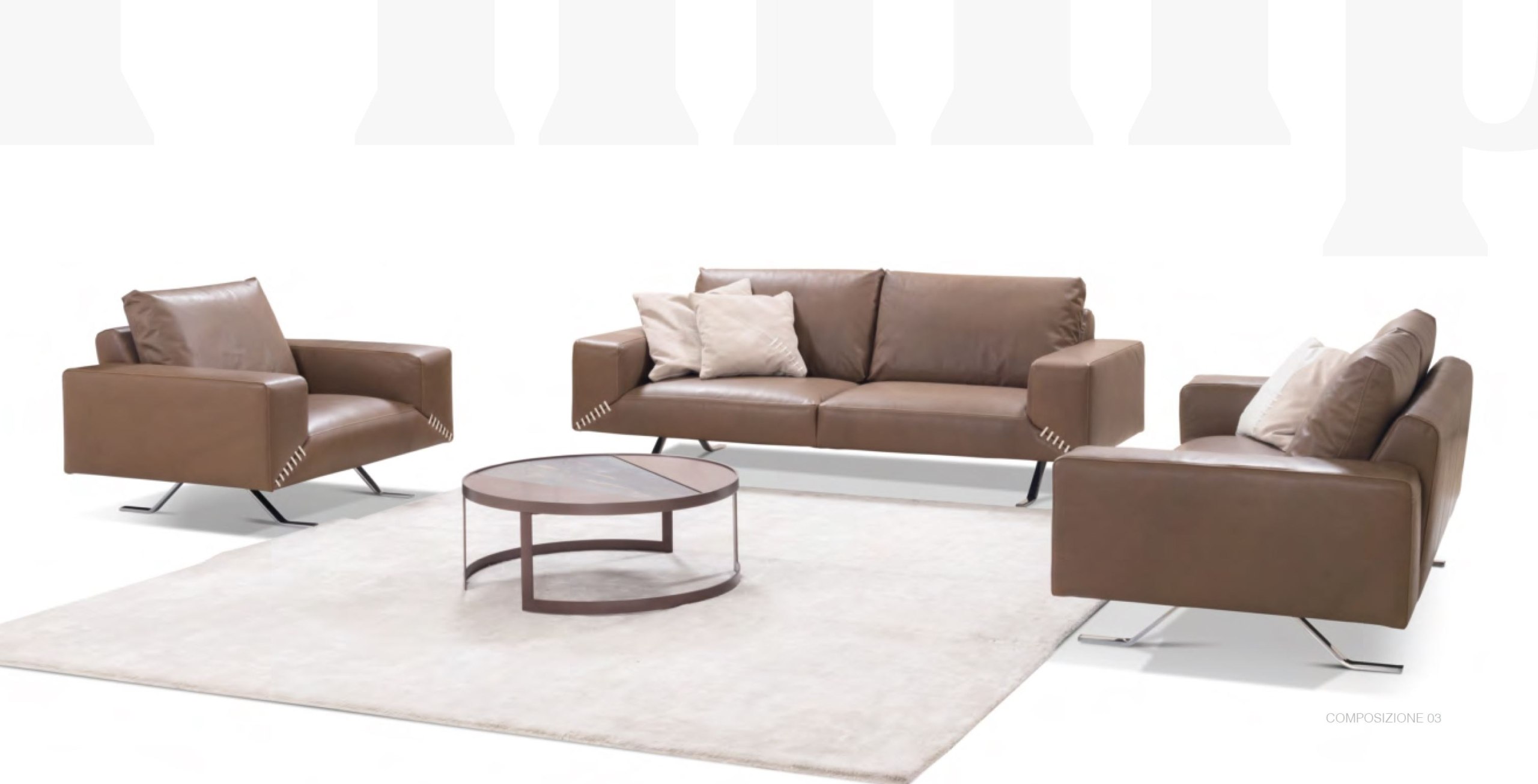 Elegantes Ecksofa Philipp von Alpa Salotti mit luxuriöser italienischer Polsterung.
