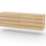 Moderne Tatran 6 Kommode von Javorina mit sechs Schubladen in elegantem Design.