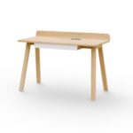 Moderner Javorina Schreibtisch aus hellem Holz für Home-Office und Büro