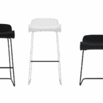 Moderner BCN Barhocker von Kristalia mit minimalistischem Design.
