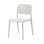 Moderner Kristalia Colander Stuhl mit perforiertem Design in elegantem Schwarz